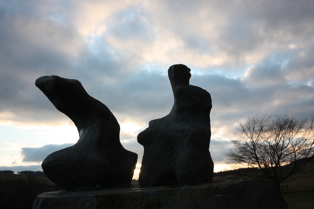 Two Piece Reclining Figure - Henry Moore