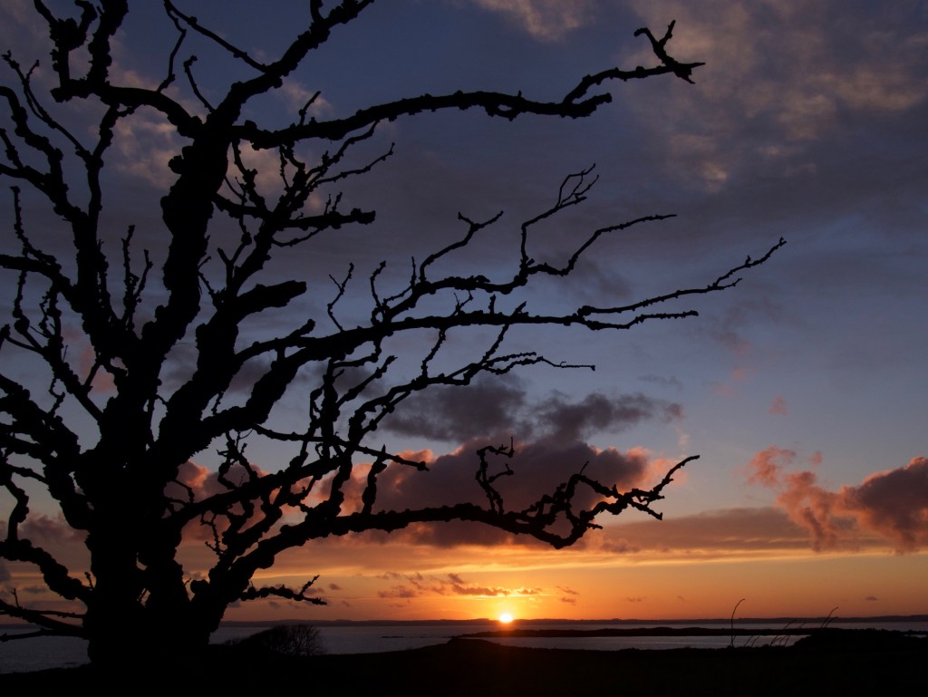 Sunset across Wigtown Bay