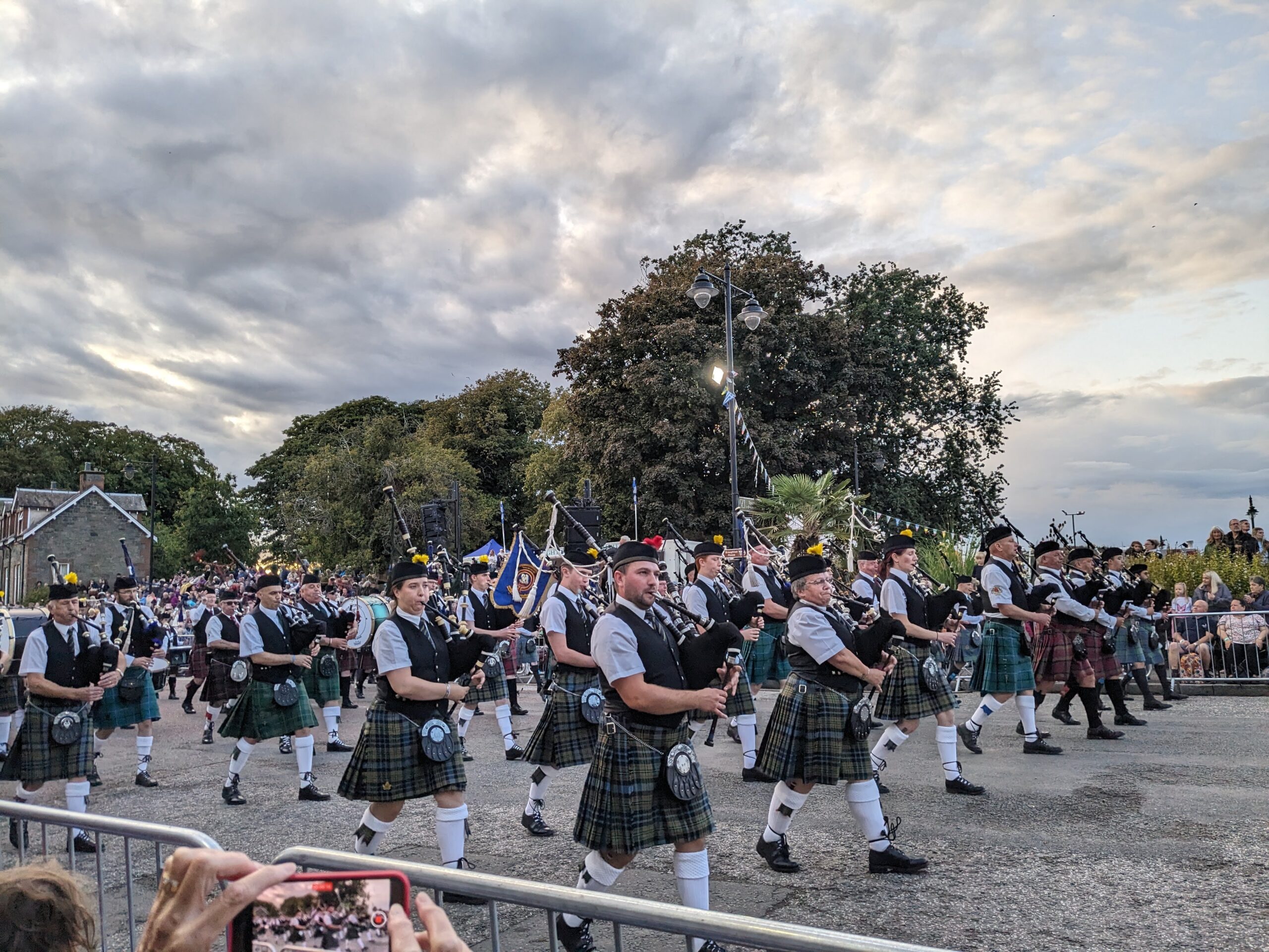 Massed pipe bands